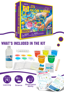 Creative 3D arcobaleno vermi DIY Science Kit per bambini 8-14 anni nuovo gioco di società con funzione di educazione dello stelo - Product Image 6