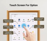 OEM Akıllı Sanat Çerçevesi LCD Ekran Otomatik Parlaklık Ayarı Dijital Resim Ekranı İç Mekan Dekorasyonu için Özel Yazılım