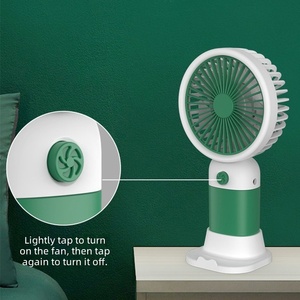 Mini ventilateur portable d'été rechargeable par USB, design mignon de fruits de dessin animé, petit ventilateur personnel avec base - Product Image 4
