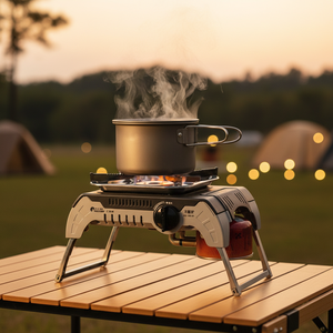 Réchaud à cassette d'extérieur, réchaud de <span class=keywords><strong>camping</strong></span>, réchaud à <span class=keywords><strong>gaz</strong></span> portable pour l'extérieur, équipement portable domestique pour <span class=keywords><strong>barbecue</strong></span> - Product Image 6