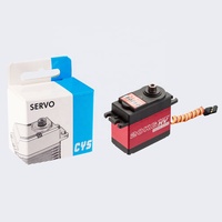 CYS S0250 Servo RC Digital 25kg Torsi Tinggi 4mm Spline Metal Gear Tahan Air 6.0V/7.4V Inti Besi untuk Mobil RC, Kapal, Pesawat, Hobi