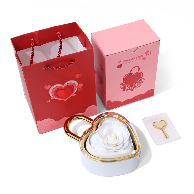 Rose di sapone bianco