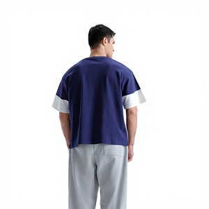 เสื้อยืดแขนสั้นผู้ชายผ้าฝ้ายแท้ 100% เนื้อนุ่ม พร้อมโลโก้สั่งทำ ใส่สบายๆ ในฤดูร้อน ผ้าถัก ทรงปกติ - Product Image 2