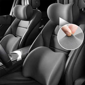 Appuie-tête de voiture/soutien lombaire <span class=keywords><strong>Coussin</strong></span> de cou de voiture <span class=keywords><strong>Coussin</strong></span> de taille <span class=keywords><strong>Coussin</strong></span> de dossier de siège conducteur <span class=keywords><strong>Coussin</strong></span> de voiture Soutien lombaire de <span class=keywords><strong>conduite</strong></span> Soutien de taille - Product Image 2