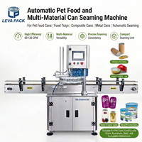 Machine à sceller les boîtes de conserve pour animaux de compagnie, scelleuse de boîtes en aluminium, machine d'emballage et de scellage de canettes, scelleuse de contenants alimentaires en plastique