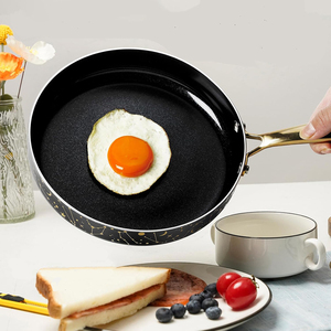 Châu Âu hiện đại nhà bếp <span class=keywords><strong>Cookware</strong></span> <span class=keywords><strong>Set</strong></span> với nắp vàng thép không gỉ xử lý phong cách Sauce Pan và Frying Pan <span class=keywords><strong>Cookware</strong></span> <span class=keywords><strong>Set</strong></span> - Product Image 4