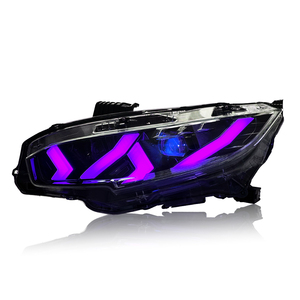 Nhà máy cung cấp trực tiếp xe đèn Led Đèn Pha cho Honda <span class=keywords><strong>Civic</strong></span> 2016-2020 Sedan/Coupe/Hatchback/Loại r SY-A110B-RGB đèn pha - Product Image 4