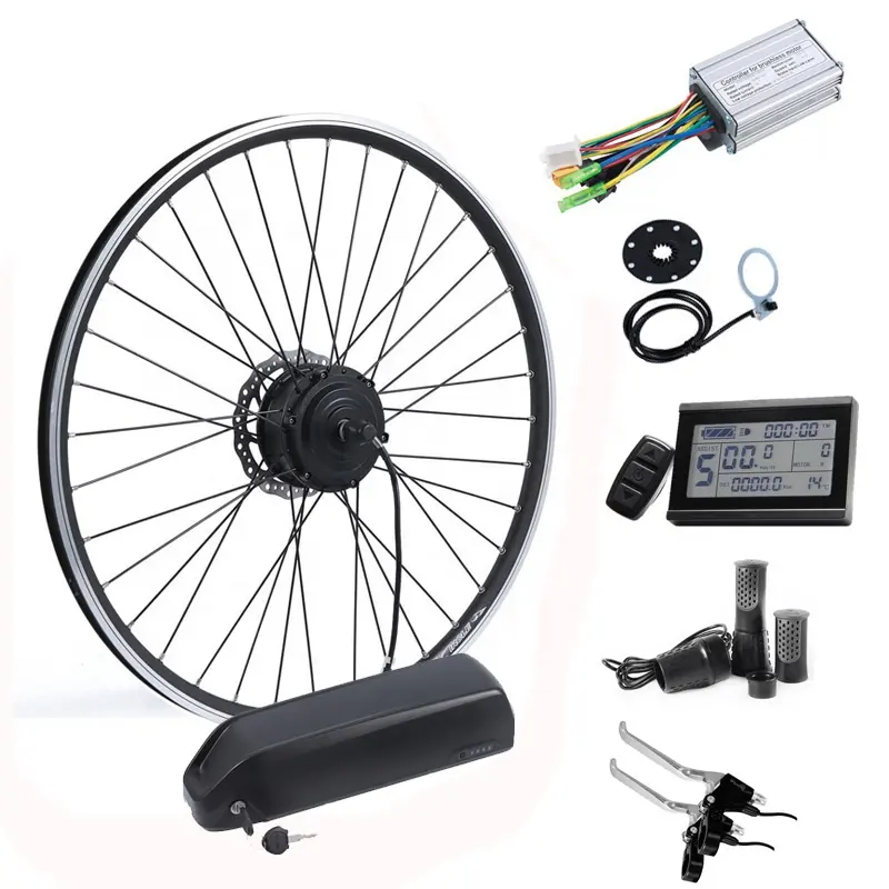 CE su geçirmez 20 24 26 28 inç 250w elektrikli bisiklet hub motor e bisiklet ebike motor dönüşüm kiti diğer elektrikli bisiklet parçaları