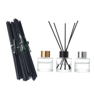 Difusor de Aroma con Varillas de Fibra Negra, Aceite Esencial, Fragancia Duradera - Product Image 2