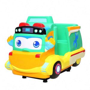เครื่องเล่นหยอดเหรียญสำหรับเด็ก รูปแบบการ์ตูนจรวดอวกาศ เครื่องเล่นสวิงเชิงพาณิชย์สำหรับเด็ก เหมาะสำหรับห้างสรรพสินค้าและศูนย์เกม - Product Image 4