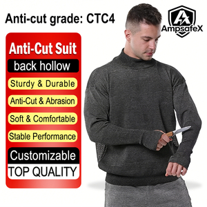 เสื้อผ้าป้องกันการบาดสำหรับงานหนัก ระบายอากาศได้ดี ป้องกันคอและมือ ผลิตโดยโรงงานผู้ผลิตมืออาชีพจากจีน ขายส่งโดยตรงจากโรงงาน - Product Image 1