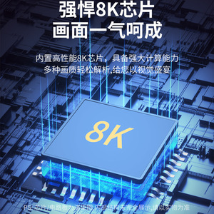 Type C To <b>Dp</b> Adapter <b>Cable</b> 8K 60Hz High Speed Data Transfer For Computer Mobile Phone Screen Mirroring - Product Image 4