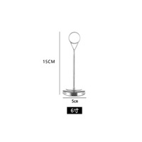 Support de carte de table rond en acier inoxydable pour hôtel, restaurant, mariage - Vente en gros