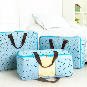 Clothing Organizer Storage Bag Rectangle 600D Oxford Cloth Printed With Flowers For <b>Clothes</b> And Bedding - Product Image 3