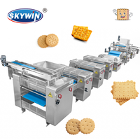Nouvelle ligne de production de biscuits 2026 : Machine à fabriquer des biscuits, mouleuse rotative avec four de boulangerie