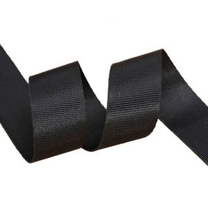 25 38 50 mm Straps Band Imitation Nylon <b>Webbing</b> Polyester Microgroove <b>Webbing</b> for Poly PES Car Safety Belt Seatbelt <b>Webbing</b> - Product Image 2