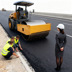 Easy Operate 4km h Vibratory <b>Roller</b> Diesel Asphalt Hand <b>Mini</b> Compaction Road <b>Roller</b> - Product Image 2