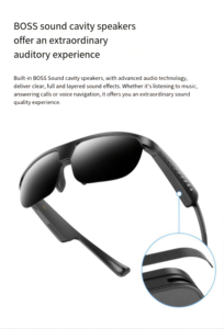 2025 gafas para auriculares nuevo modelo inalámbrico L01 Ai gafas inteligentes para exteriores L01 gafas de sol inteligentes con gafas Ai - Product Image 5