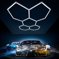 Éclairage en nid d'abeille HanYin pour la décoration de la maison de la salle d'exposition Lumière led hexagonale 110V