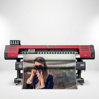 Impresora Eco Solvente de Alta Velocidad Fácil de Operar, Formato Grande para Pancartas, Vinilos y Adhesivos con Consumibles de 160 cm, 180 cm, 10 Pies