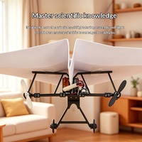 Kit de montage de drone RC en papier DIY, modèle d'avion durable et résistant aux chutes, accessoires de mise à niveau