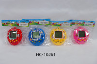 Mini-jeu électronique nostalgique d'élevage d'animaux virtuels, machine portable en forme de porte-clés, jouet classique rétro, rechargeable, en plastique