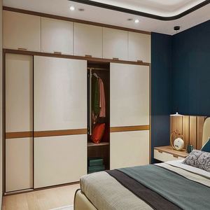 Roble nórdico japonés fabricante OEM <span class=keywords><strong>puerta</strong></span> <span class=keywords><strong>de</strong></span> <span class=keywords><strong>una</strong></span> pieza muebles para el hogar armario moderno armario <span class=keywords><strong>de</strong></span> madera para ropa dormitorio 2 años - Product Image 2