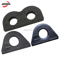 Plaque de fixation simple de haute qualité pour levage d'objets lourds, à souder sur base de pont
