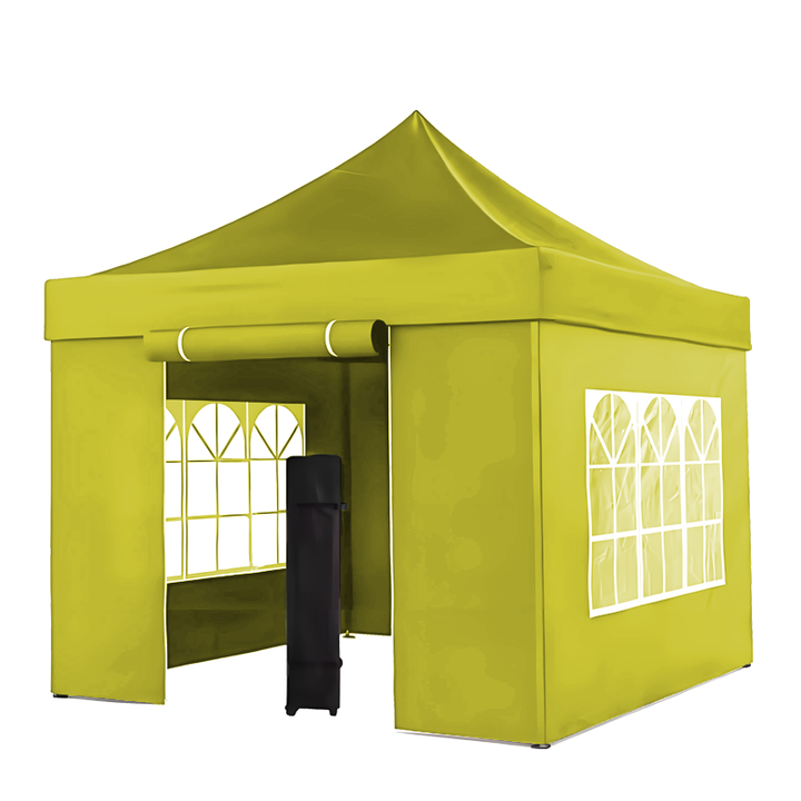 custom made pop up tents Commercial 3x3 GazeboTent PVC Sidewall Folding