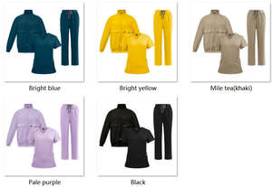 42020+52002 Chaqueta de Uniforme Médico de Emergencia para <span class=keywords><strong>Ambulancia</strong></span>, Conjunto de Uniforme y Chaqueta Médica, Uniformes Médicos de Hospital, 3 Piezas - Product Image 6