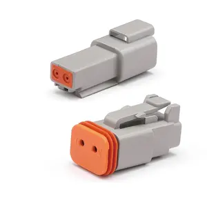 AOWIFT-Conector Deutsch DT, conector eléctrico impermeable gris para motor, 22-16AWG, 2P, 3P, 4P, 6P, 8P, 12 Pines, 2P, 2P, 2P, 3P, 4P, 12 pines