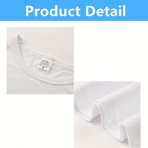 60 Cotton 40 T Shirt Unisex Mens Custom Blank Printing <b>Plain</b> Polyester <b>Tshirts</b> Sublimation Shirts Manufacturers China - Product Image 5
