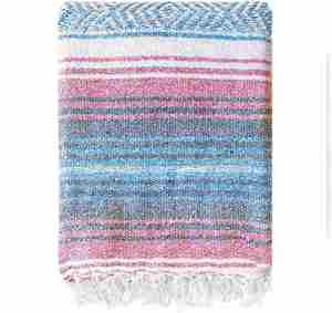 Manta Decorativa Tejida a Mano Estilo Mexicano con Borlas y Diseño Geométrico para Hogar, Picnic, Sofá, Yoga, Camping - Product Image 5