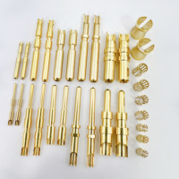 Connecteur à broches couronne droites, pas cher, en stock usine, pour fil de soudure, terminal mâle et femelle