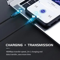 Câble USB Type C vers Micro USB, adaptateur USB Type-C rapide pour Samsung Huawei Xiaomi OnePlus MacBook Pro OTG, câble Micro USB pour téléphone portable