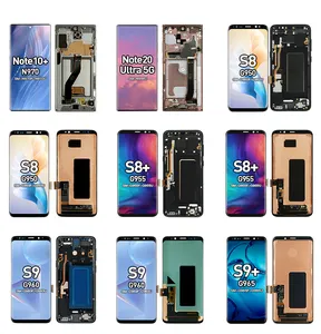 Оптовая продажа сотовых телефонов Lcds для Samsung Galaxy S8 S9 S10 S9 + S10 + ЖК-дисплей