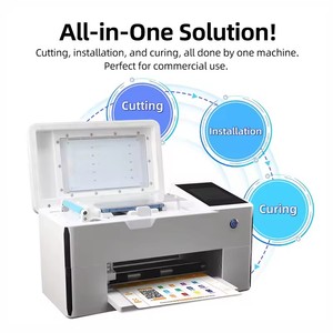FONLYU Machine de découpe de <span class=keywords><strong>film</strong></span> protecteur d'écran automatique illimitée, intelligente et de laminage 3-en-1, avec application de <span class=keywords><strong>film</strong></span> UV durci au verre - Product Image 3