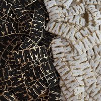 Offre Spéciale MAMA Correctifs Chenille Noir Et Blanc Fer Sur Patch Pour Chapeau