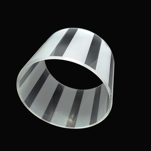 Tube guide-lumière extrudé en acrylique bicolore de grand diamètre, abat-jour extrudé en acrylique - Product Image 1