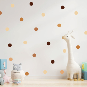 Adesivi <span class=keywords><strong>Murali</strong></span> Decorativi a <span class=keywords><strong>Pois</strong></span> Fai-da-Te per Camerette di Bambini, Asili e Scuole, Decalcomanie <span class=keywords><strong>Murali</strong></span> Boho - Product Image 4