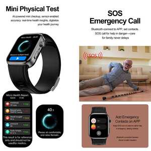 <span class=keywords><strong>Reloj</strong></span> <span class=keywords><strong>Inteligente</strong></span> Alibaba a la Moda, Resistente al Agua, Android IOS, con ECG, Bomba de Aire, Presión Arterial, para Hombres y Mujeres - Product Image 6