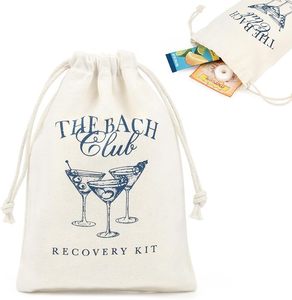 Kit para la Resaca de Algodón Orgánico de Alta Calidad, Bolsas de Bienvenida Personalizadas con Logotipo para Invitados de Boda, Adhesivos Artesanales Reciclables, Velas, Cordón - Product Image 6
