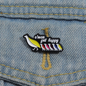 Pin de Esmalte O <span class=keywords><strong>Moet</strong></span> Happy, Broche de Animalito Colorido y Adorable, Insignia de Solapa, Joyería de Dibujos Animados, <span class=keywords><strong>Regalo</strong></span> para Niños, Suministro al por Mayor - Product Image 1