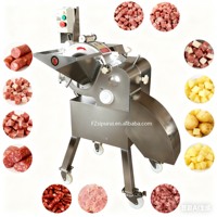 Populaire halal maggi Poulet Bouillon Cubes Électrique Légumes Cube Cutter congelé Poulet Poitrine Viande Déchiqueteur Dicers Halal