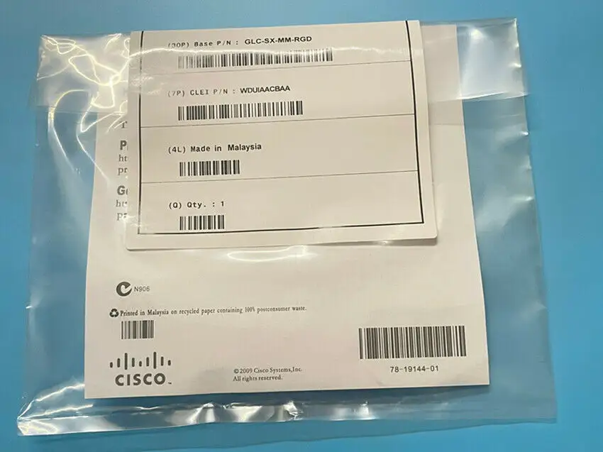 Mgbsx1 1000base-sx sfp 850nm 550m m lc mmf GLC-SX-MM-RGD ट्रांसीवर मॉड्यूल