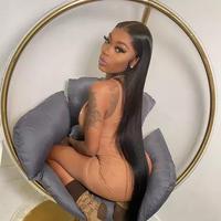 Perruques brutes de haute qualité en gros, cheveux humains brésiliens vierges HD Lace avec fermeture suisse, lisses comme des baguettes, pour femmes noires 100