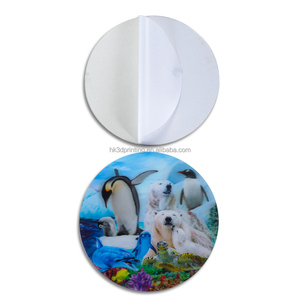 Lenticular Printing Factory PET Plastic Motion Effect Die Cut 3D Effect Lenticular <b>Sticker</b> <b>Sheet</b> - Product Image 3