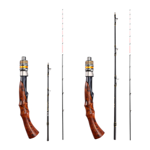 Canne à pêche HASIDA <span class=keywords><strong>Dragon</strong></span> Subduing II 1.0m 1.2m en alliage de titane (entièrement ou partiellement) à action légère et haute teneur en carbone & Combo moulinet de radeau en métal/YZL-65 - Product Image 3