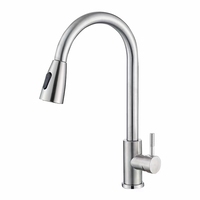 Robinet de lavabo moderne en céramique à finition huilée, avec poignée unique et jet de pluie doux, idéal pour le lavage des légumes