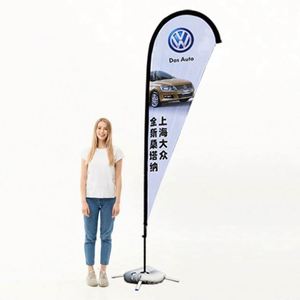 Wholesale Promotional Single Sided Outdoor Digital Printing Advertising Custom Teardrop <b>Flags</b> With Stand Pole Kite - Product Image 3